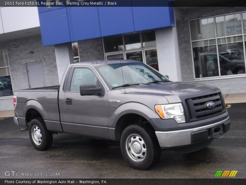 Sterling Grey Metallic / Black 2011 Ford F150 XL Regular Cab