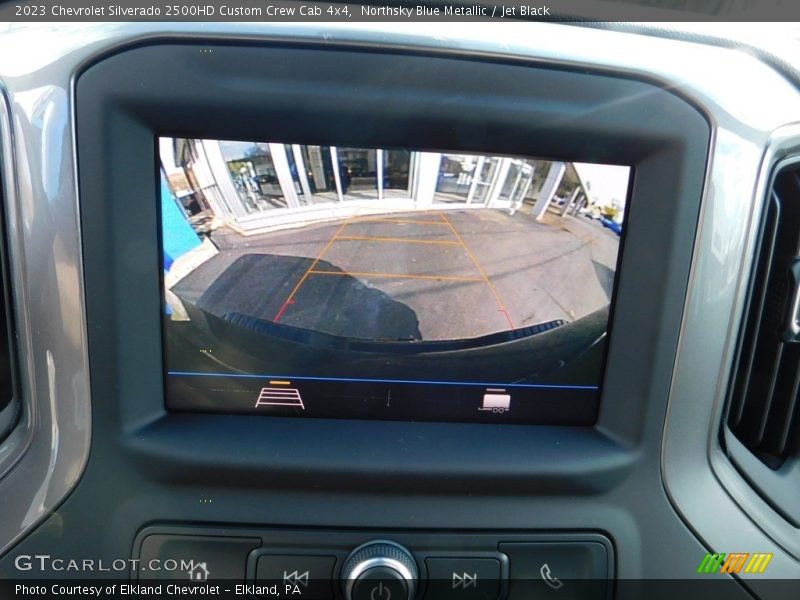 Northsky Blue Metallic / Jet Black 2023 Chevrolet Silverado 2500HD Custom Crew Cab 4x4