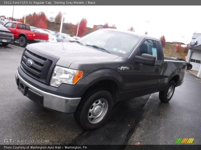 Sterling Grey Metallic / Black 2011 Ford F150 XL Regular Cab