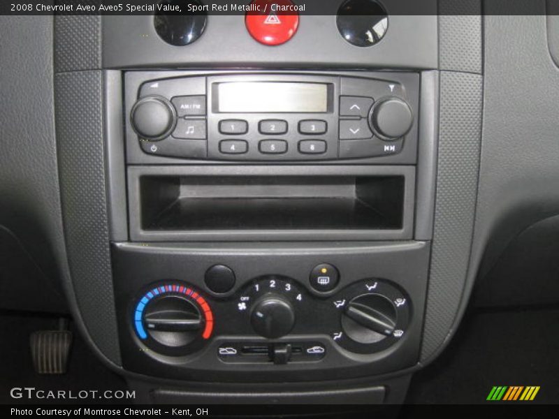 Sport Red Metallic / Charcoal 2008 Chevrolet Aveo Aveo5 Special Value