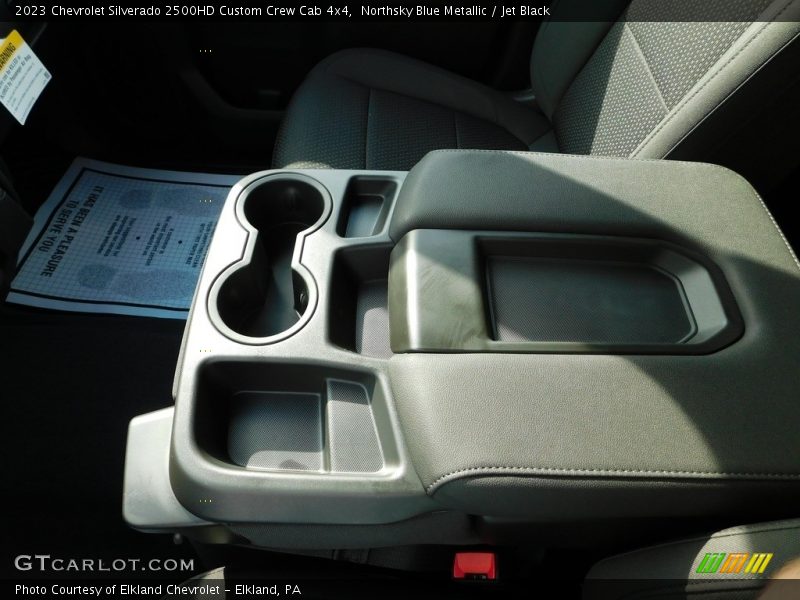Northsky Blue Metallic / Jet Black 2023 Chevrolet Silverado 2500HD Custom Crew Cab 4x4