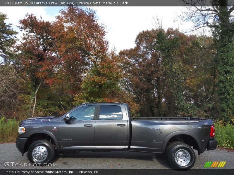 Granite Crystal Metallic / Black 2022 Ram 3500 Laramie Crew Cab 4x4