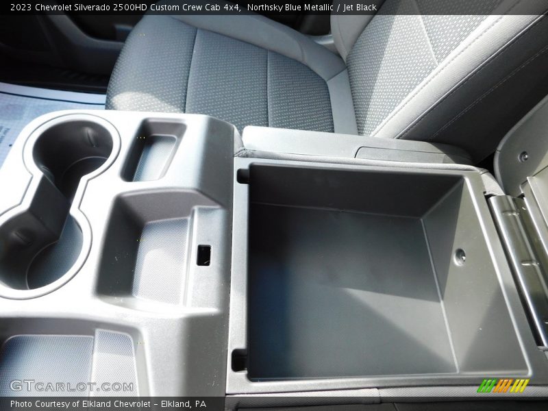 Northsky Blue Metallic / Jet Black 2023 Chevrolet Silverado 2500HD Custom Crew Cab 4x4