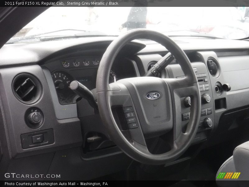 Sterling Grey Metallic / Black 2011 Ford F150 XL Regular Cab