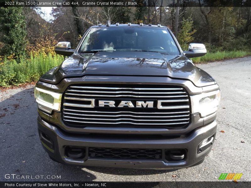 Granite Crystal Metallic / Black 2022 Ram 3500 Laramie Crew Cab 4x4
