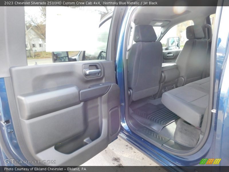 Northsky Blue Metallic / Jet Black 2023 Chevrolet Silverado 2500HD Custom Crew Cab 4x4