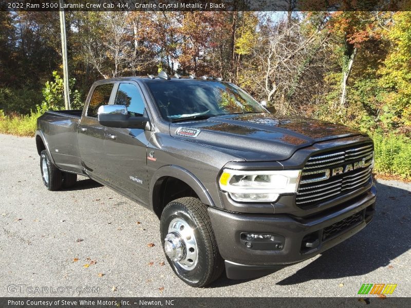 Granite Crystal Metallic / Black 2022 Ram 3500 Laramie Crew Cab 4x4