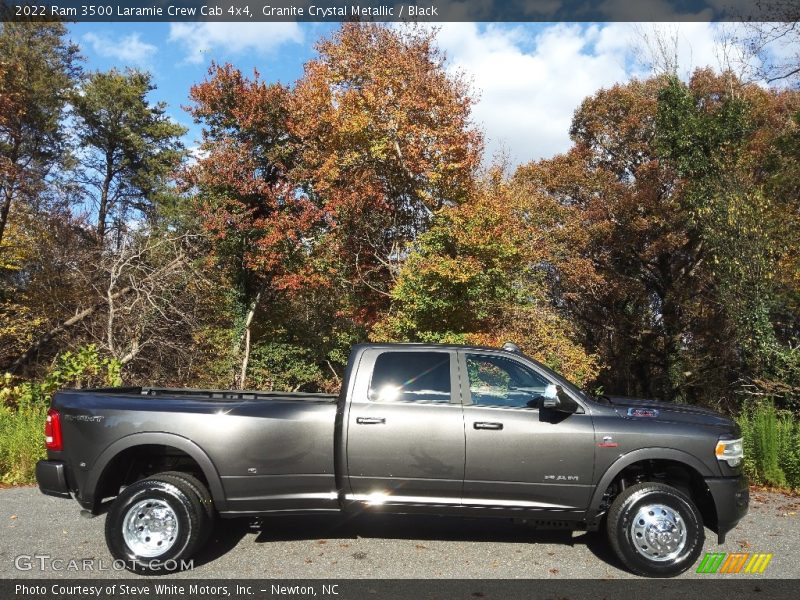 Granite Crystal Metallic / Black 2022 Ram 3500 Laramie Crew Cab 4x4