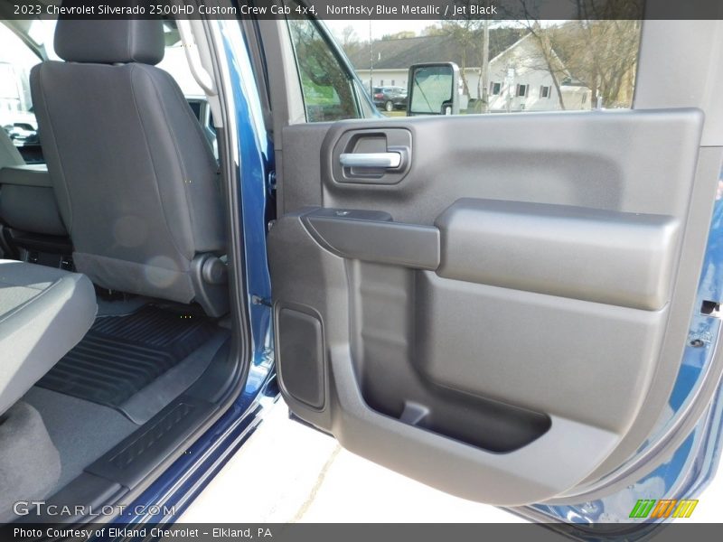 Northsky Blue Metallic / Jet Black 2023 Chevrolet Silverado 2500HD Custom Crew Cab 4x4