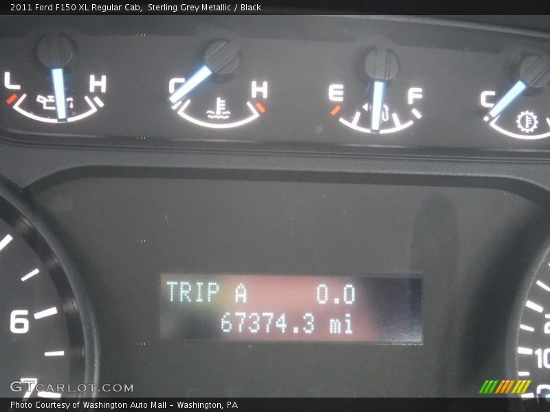 Sterling Grey Metallic / Black 2011 Ford F150 XL Regular Cab