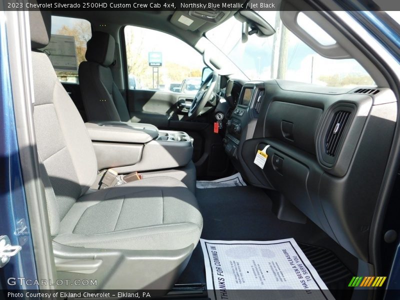 Northsky Blue Metallic / Jet Black 2023 Chevrolet Silverado 2500HD Custom Crew Cab 4x4
