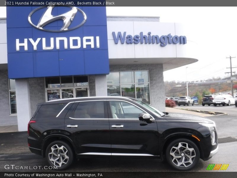 Becketts Black / Black 2021 Hyundai Palisade Calligraphy AWD