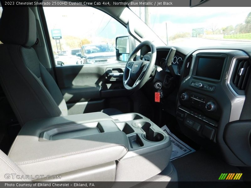 Northsky Blue Metallic / Jet Black 2023 Chevrolet Silverado 2500HD Custom Crew Cab 4x4