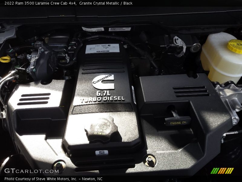 Granite Crystal Metallic / Black 2022 Ram 3500 Laramie Crew Cab 4x4