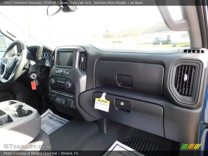 Northsky Blue Metallic / Jet Black 2023 Chevrolet Silverado 2500HD Custom Crew Cab 4x4