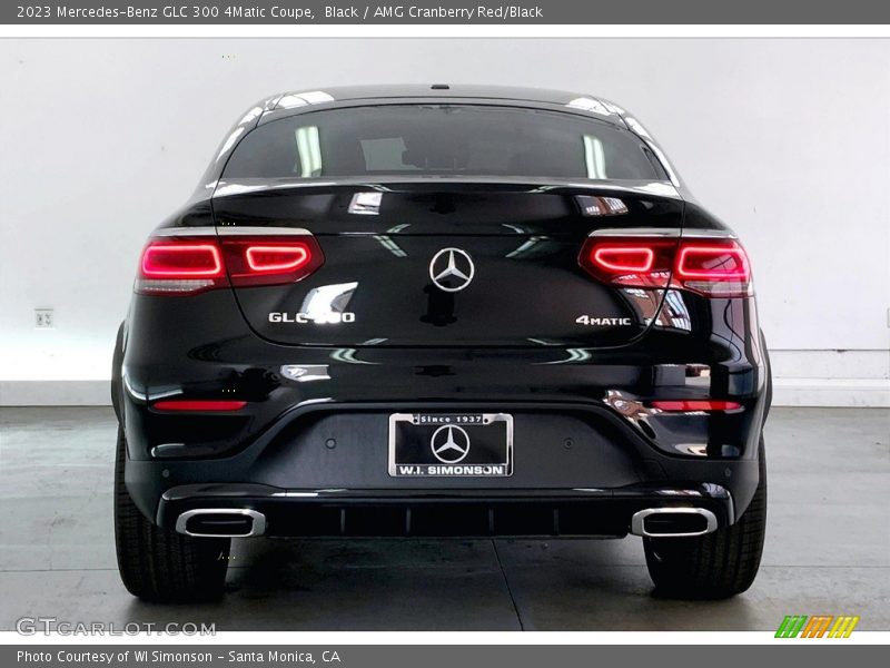 Black / AMG Cranberry Red/Black 2023 Mercedes-Benz GLC 300 4Matic Coupe