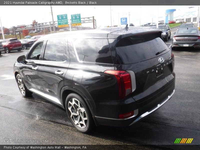 Becketts Black / Black 2021 Hyundai Palisade Calligraphy AWD