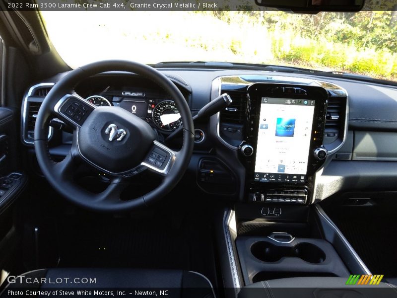 Granite Crystal Metallic / Black 2022 Ram 3500 Laramie Crew Cab 4x4