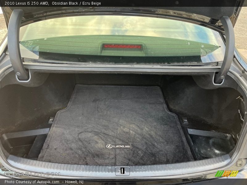 Obsidian Black / Ecru Beige 2010 Lexus IS 250 AWD