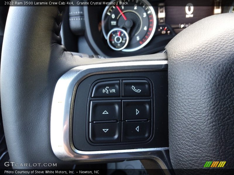 Granite Crystal Metallic / Black 2022 Ram 3500 Laramie Crew Cab 4x4