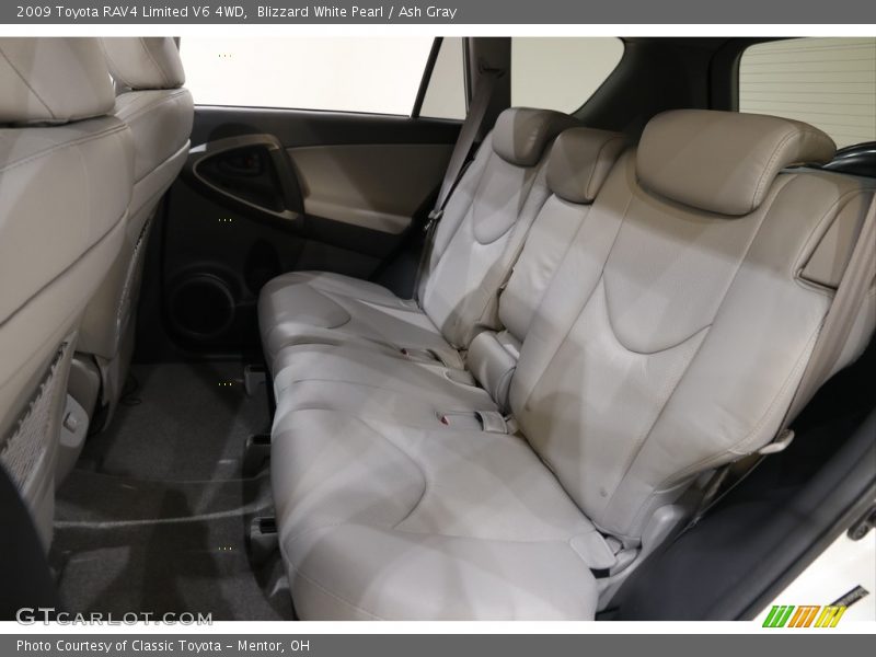 Blizzard White Pearl / Ash Gray 2009 Toyota RAV4 Limited V6 4WD