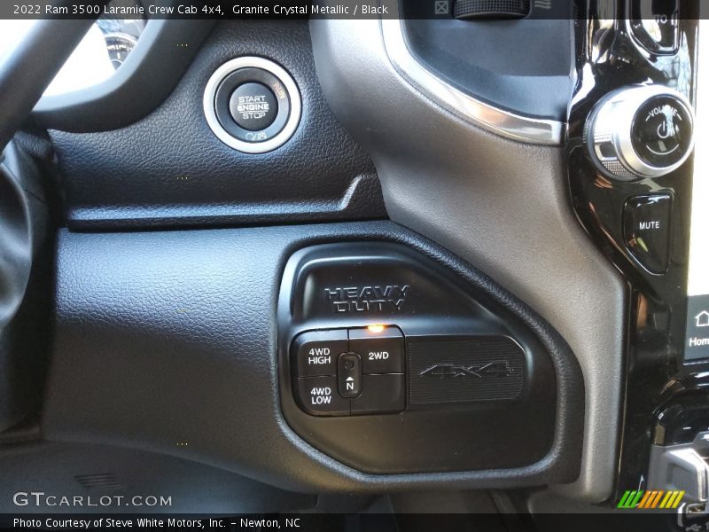 Granite Crystal Metallic / Black 2022 Ram 3500 Laramie Crew Cab 4x4