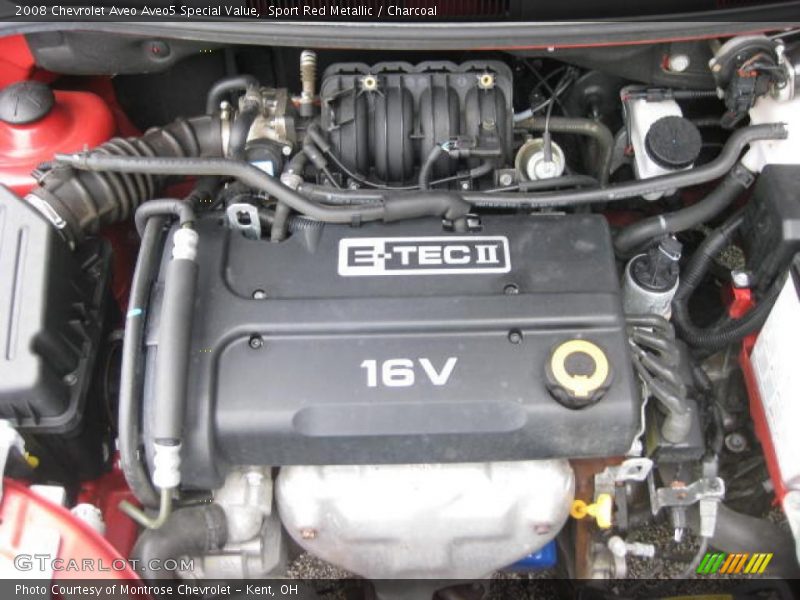 Sport Red Metallic / Charcoal 2008 Chevrolet Aveo Aveo5 Special Value