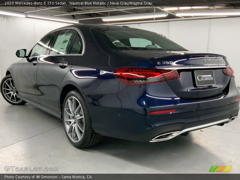 Nautical Blue Metallic / Neva Gray/Magma Gray 2023 Mercedes-Benz E 350 Sedan