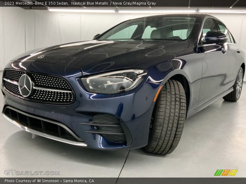 Nautical Blue Metallic / Neva Gray/Magma Gray 2023 Mercedes-Benz E 350 Sedan