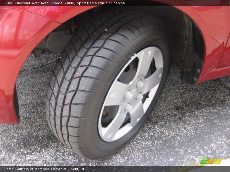 Sport Red Metallic / Charcoal 2008 Chevrolet Aveo Aveo5 Special Value