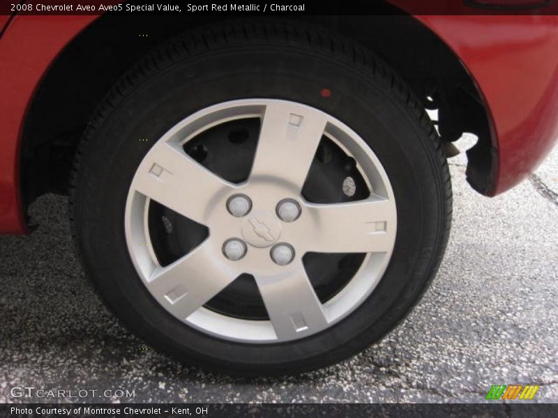 Sport Red Metallic / Charcoal 2008 Chevrolet Aveo Aveo5 Special Value
