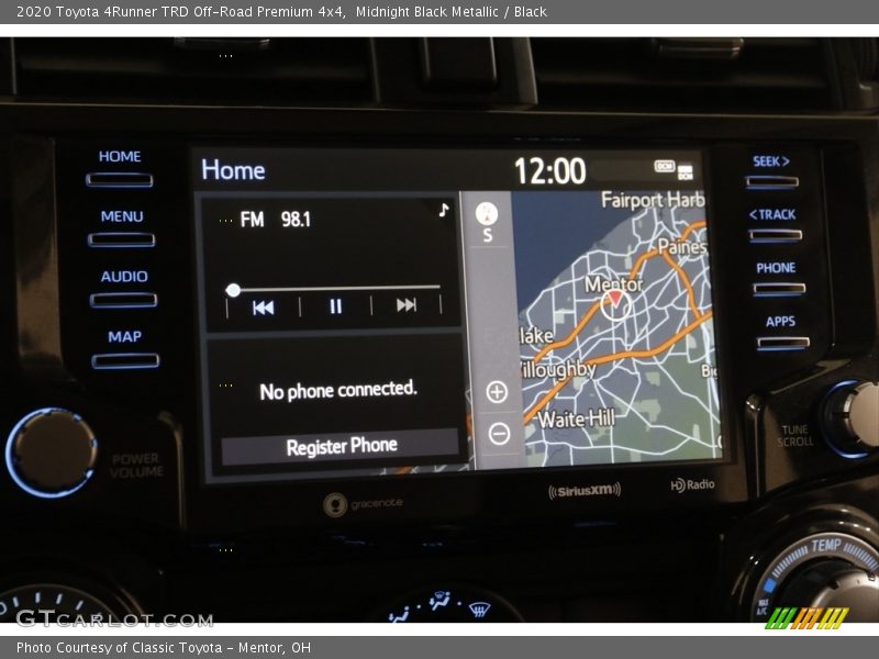 Midnight Black Metallic / Black 2020 Toyota 4Runner TRD Off-Road Premium 4x4