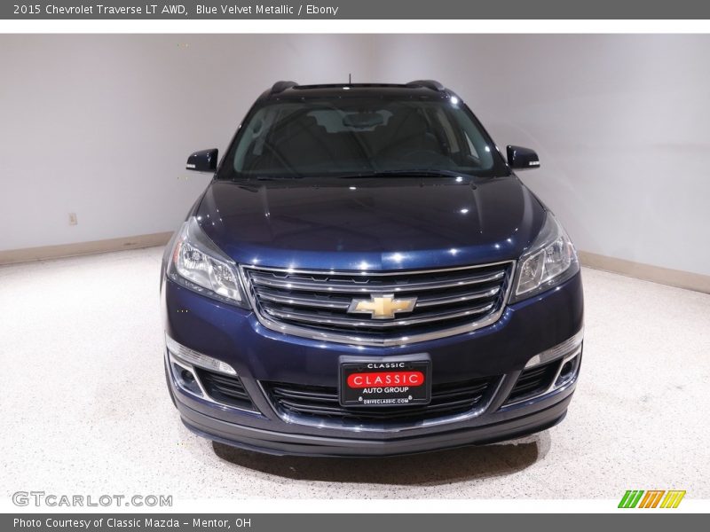 Blue Velvet Metallic / Ebony 2015 Chevrolet Traverse LT AWD