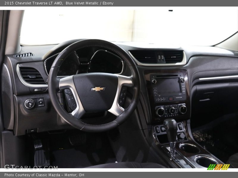 Blue Velvet Metallic / Ebony 2015 Chevrolet Traverse LT AWD