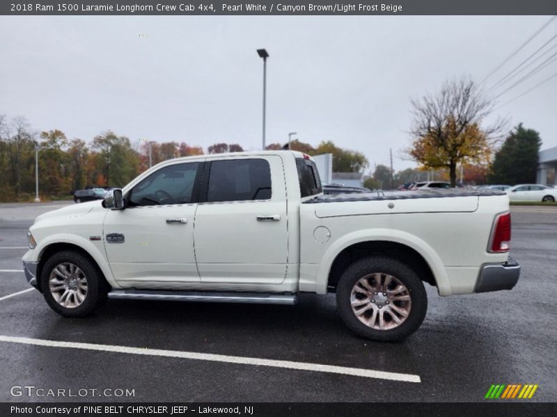  2018 1500 Laramie Longhorn Crew Cab 4x4 Pearl White