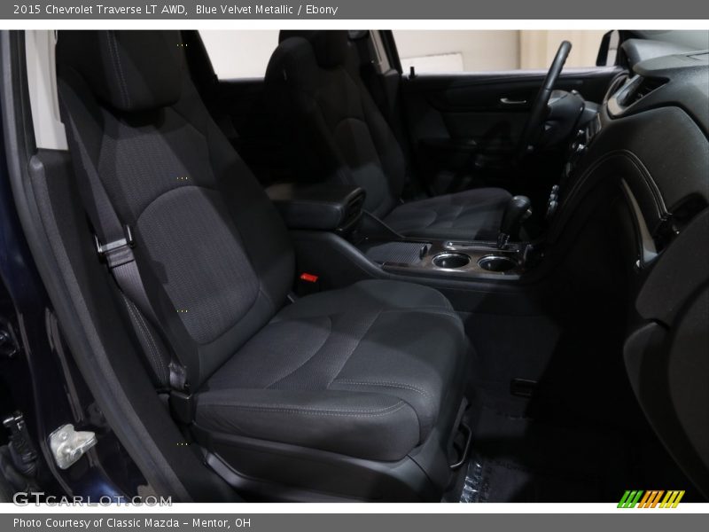 Blue Velvet Metallic / Ebony 2015 Chevrolet Traverse LT AWD