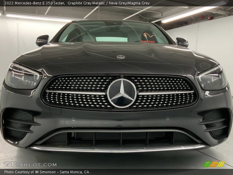 Graphite Gray Metallic / Neva Grey/Magma Grey 2022 Mercedes-Benz E 350 Sedan