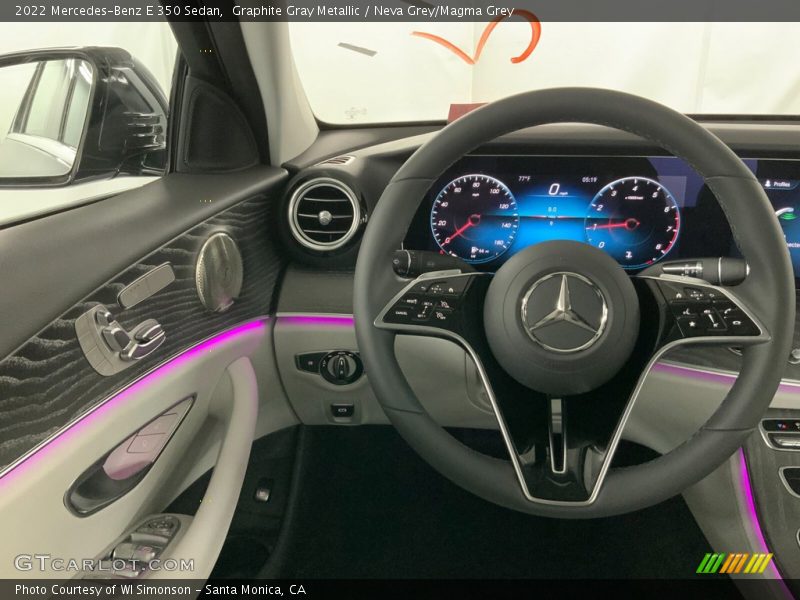 Graphite Gray Metallic / Neva Grey/Magma Grey 2022 Mercedes-Benz E 350 Sedan