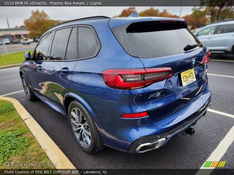 Phytonic Blue Metallic / Cognac 2019 BMW X5 xDrive50i