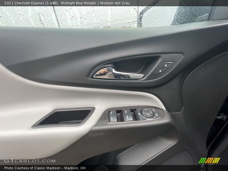 Midnight Blue Metallic / Medium Ash Gray 2021 Chevrolet Equinox LS AWD