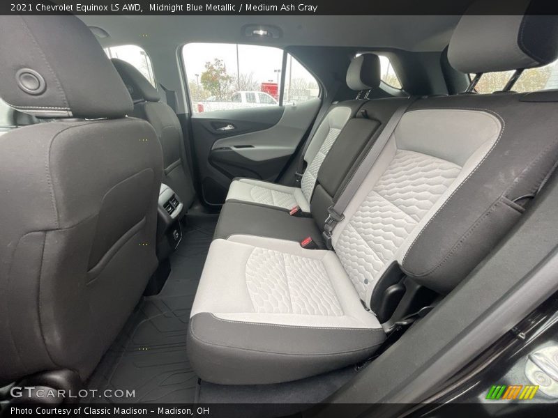 Midnight Blue Metallic / Medium Ash Gray 2021 Chevrolet Equinox LS AWD