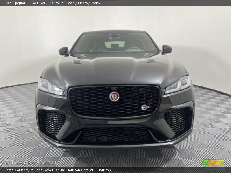 Santorini Black / Ebony/Ebony 2023 Jaguar F-PACE SVR