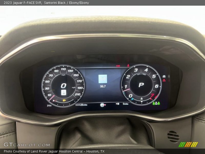  2023 F-PACE SVR SVR Gauges