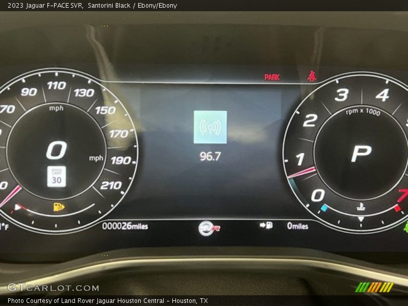  2023 F-PACE SVR SVR Gauges