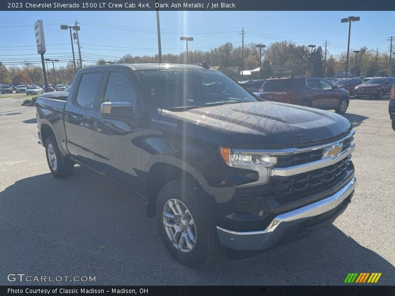 Dark Ash Metallic / Jet Black 2023 Chevrolet Silverado 1500 LT Crew Cab 4x4