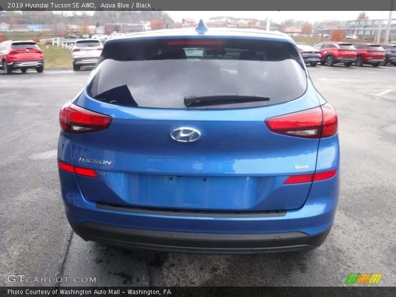 Aqua Blue / Black 2019 Hyundai Tucson SE AWD