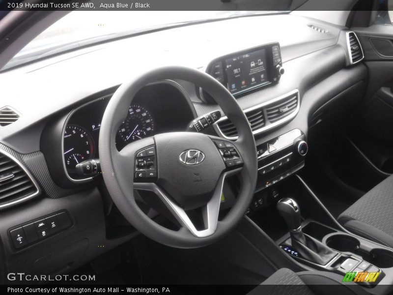 Aqua Blue / Black 2019 Hyundai Tucson SE AWD