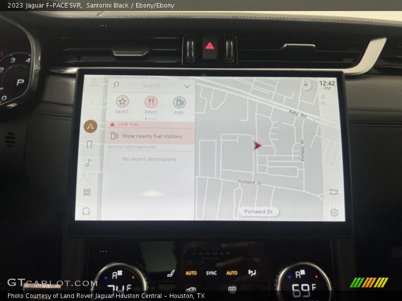 Santorini Black / Ebony/Ebony 2023 Jaguar F-PACE SVR