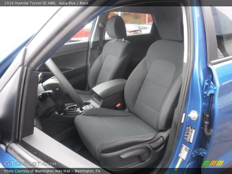 Aqua Blue / Black 2019 Hyundai Tucson SE AWD