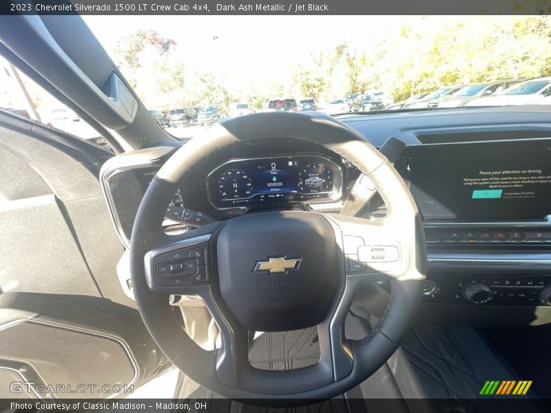 Dark Ash Metallic / Jet Black 2023 Chevrolet Silverado 1500 LT Crew Cab 4x4